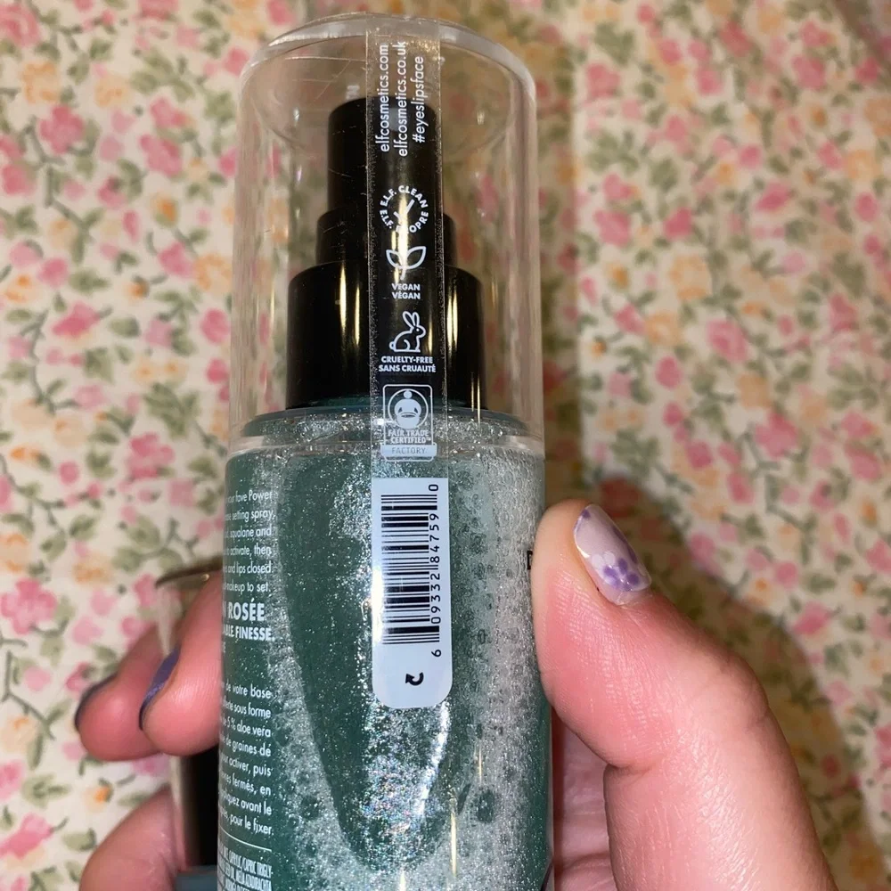 ELF Teal/Turquoise Power Grip Setting Spray & Primer Duo